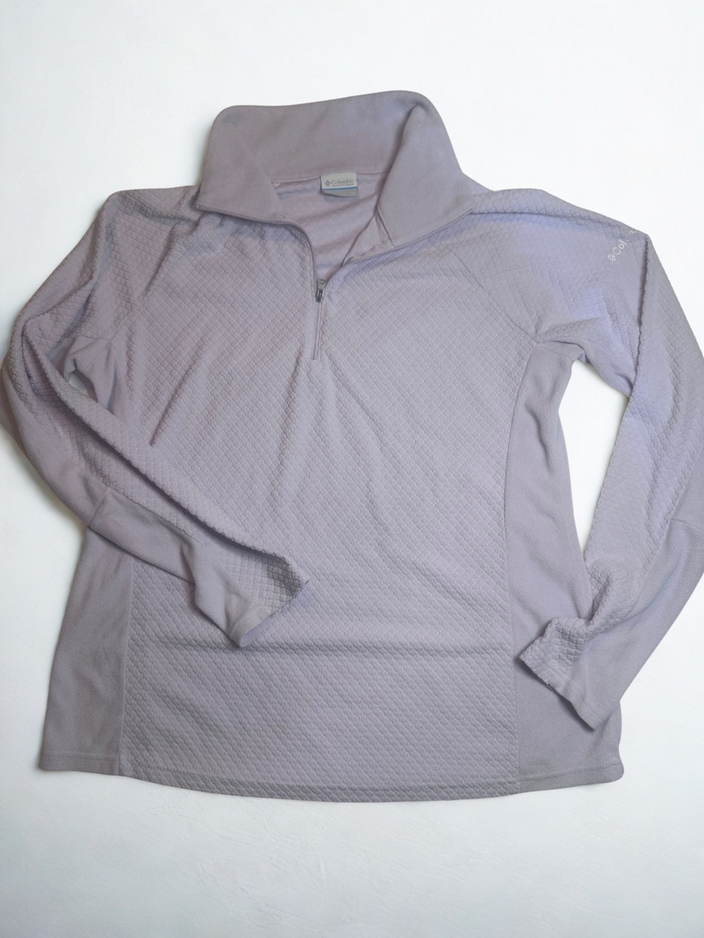 Columbia Women's Light Lavender Quarter-Zip Pullover
